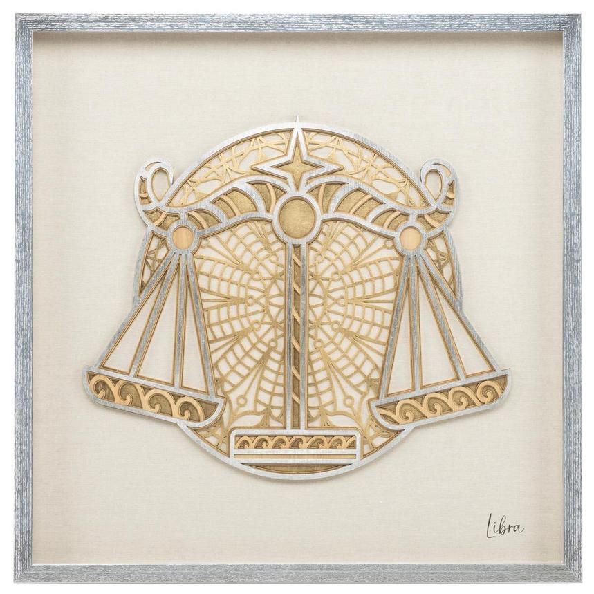 Libra Zodiac Shadow Box main image, 1 of 5 images.