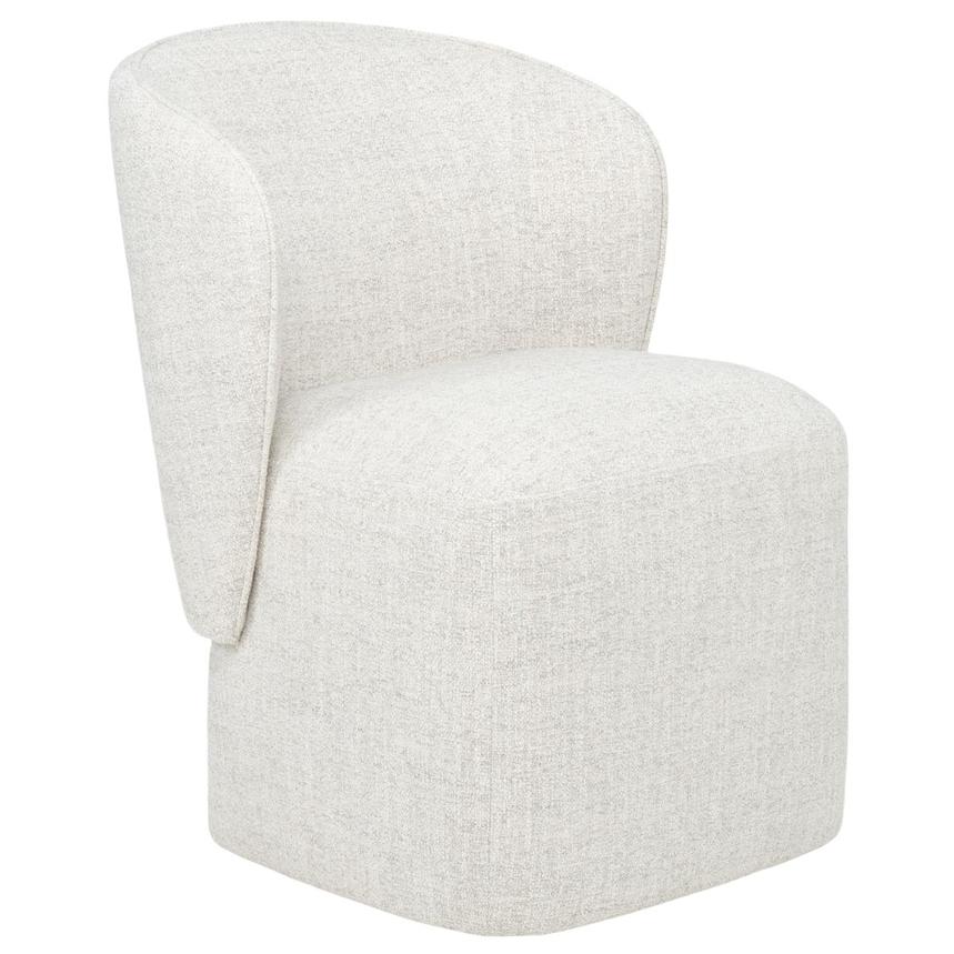 Lottie Gray Side Chair w/Casters alternate image, 3 of 9 images.