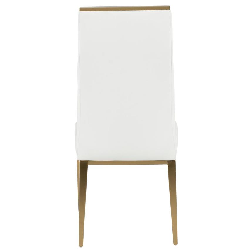 Phebe White/Gold Side Chair  alternate image, 5 of 8 images.