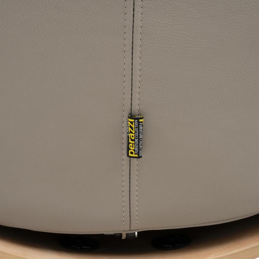 Fabrizio Taupe Leather Accent Chair  alternate image, 12 of 13 images.