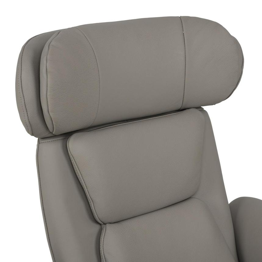 Fabrizio Taupe Leather Accent Chair  alternate image, 7 of 13 images.