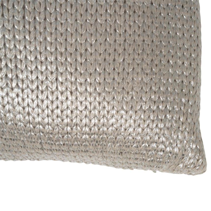 Kniky Silver Accent Pillow alternate image, 3 of 4 images.