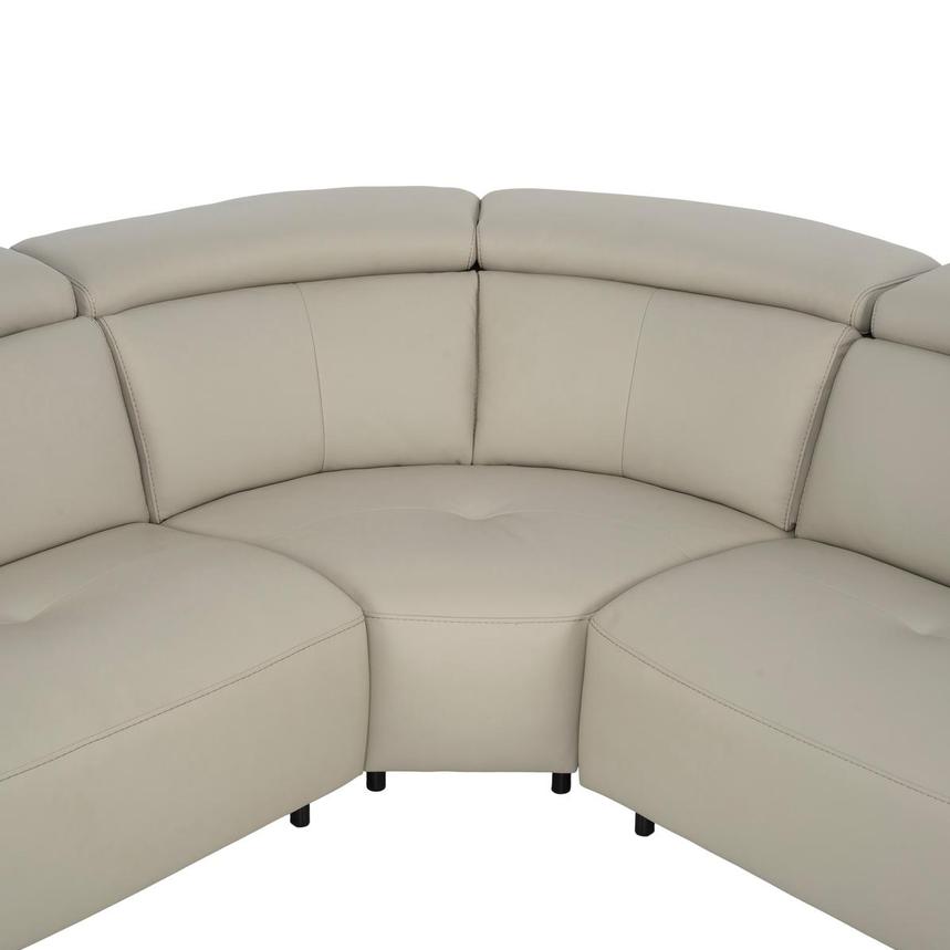 Altamura Leather Power Reclining Sectional with 5PCS/2PWR alternate image, 5 of 10 images.