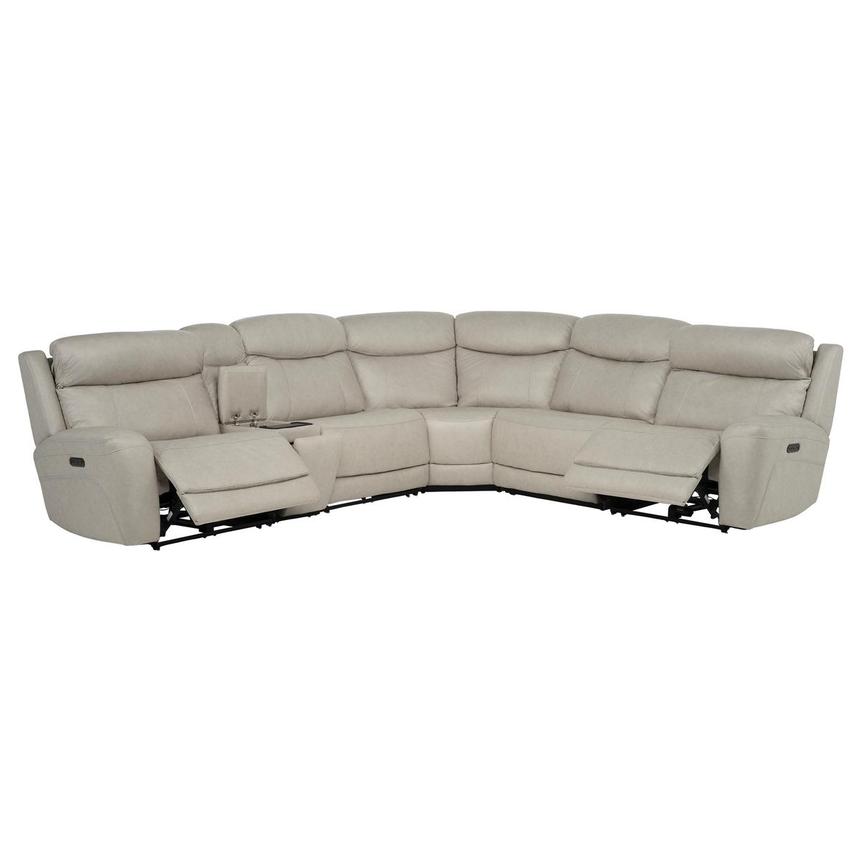 Shale Power Reclining Sectional with 6PCS/2PWR alternate image, 3 of 12 images.