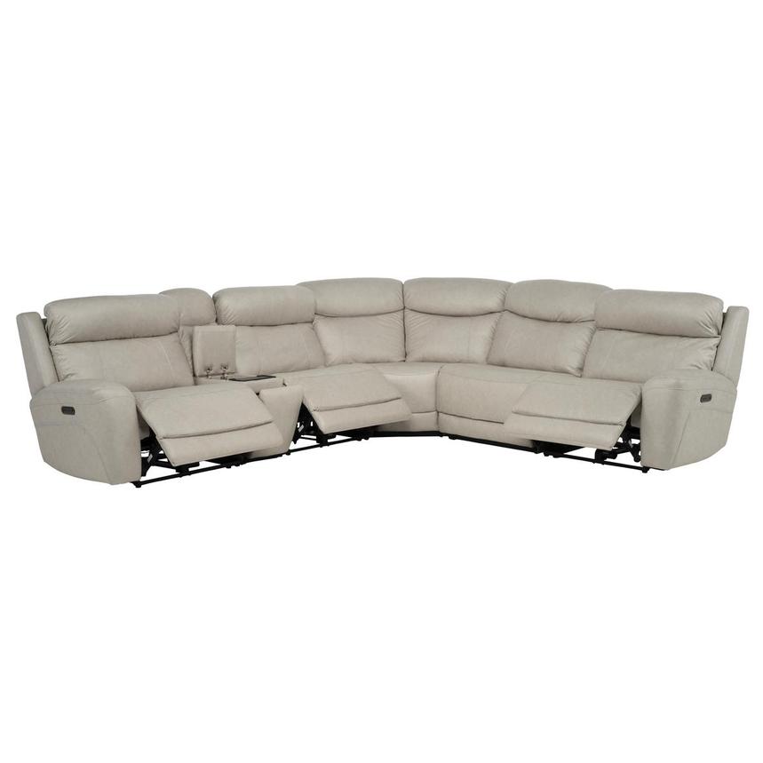 Shale Power Reclining Sectional with 6PCS/3PWR alternate image, 3 of 17 images.