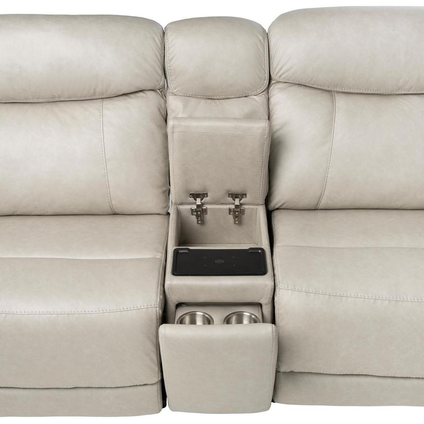 Shale Power Reclining Sectional with 6PCS/3PWR alternate image, 8 of 17 images.