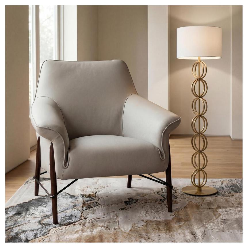 Jensen Gray Accent Chair  alternate image, 2 of 10 images.