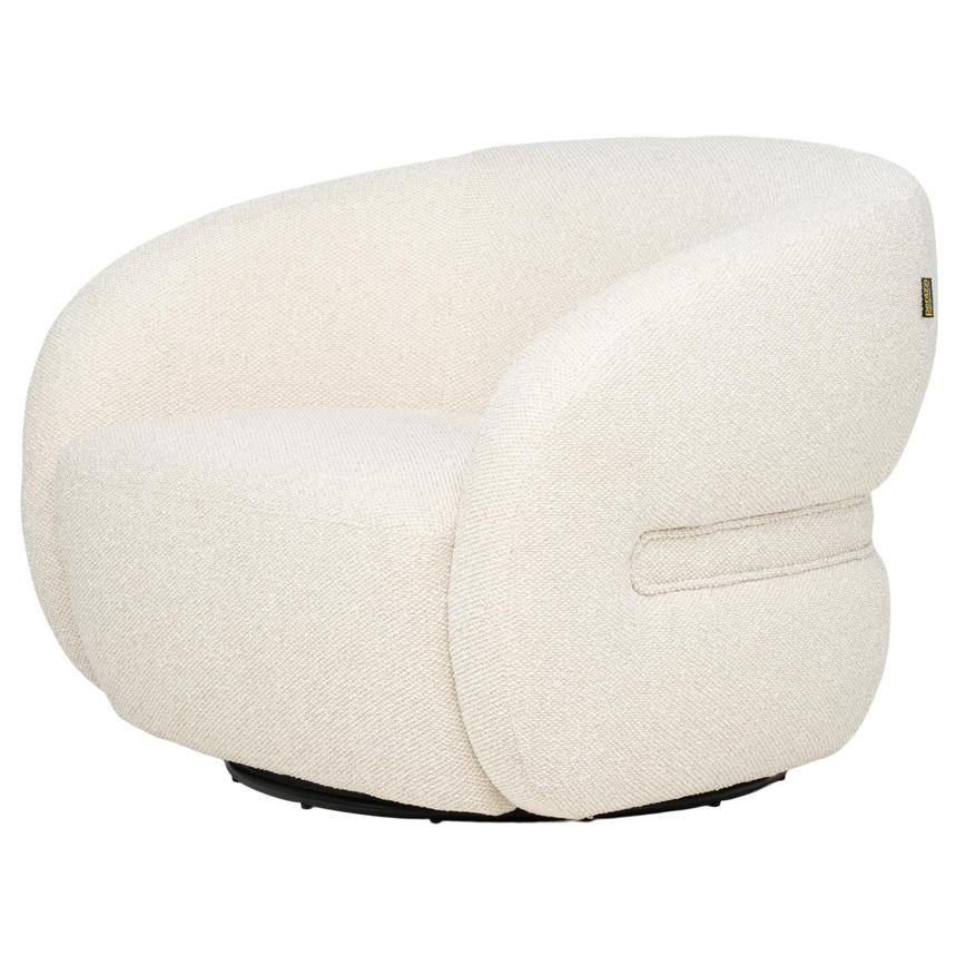 Zuri Cream Swivel Accent Chair main image, 1 of 10 images.