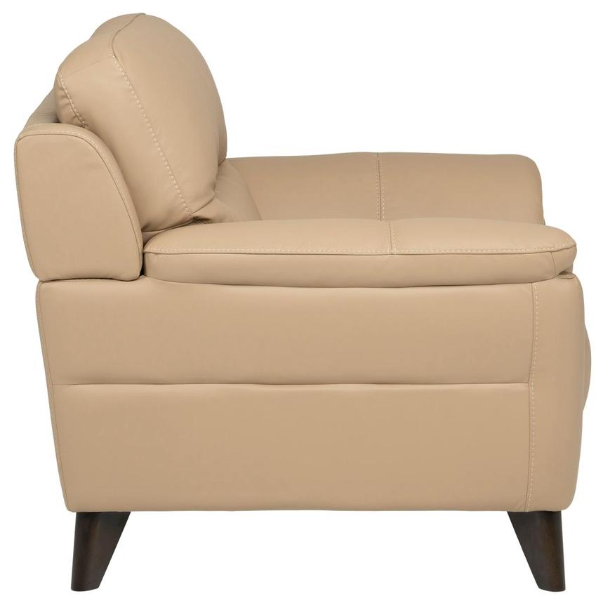 Bali Dark Cream Leather Arm Chair  alternate image, 5 of 9 images.