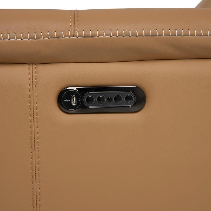 Davis 2.0 Tan Home Theater Leather Seating with 5PCS/3PWR  alternate image, 10 of 11 images.