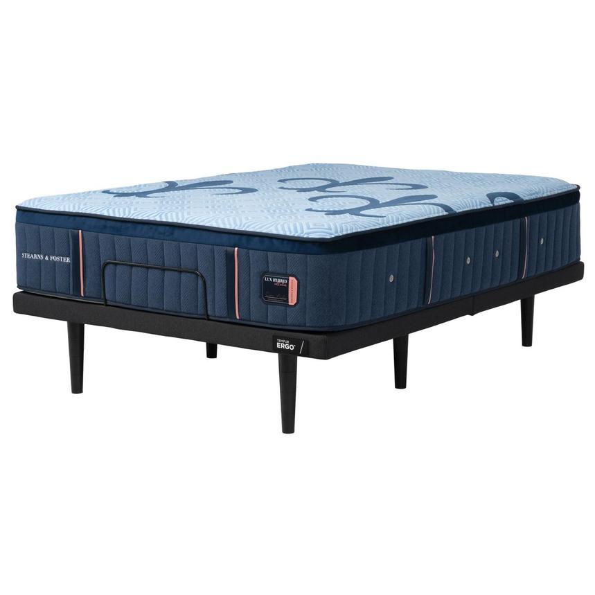 Lux Hybrid Elite Medium Queen Mattress w/Ergo® 3.0 Powered Base by Tempur-Pedic