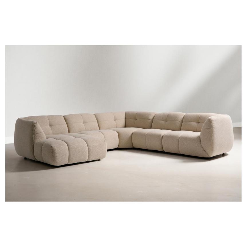 Moosh Sectional Sofa w/Right Chaise  alternate image, 2 of 10 images.