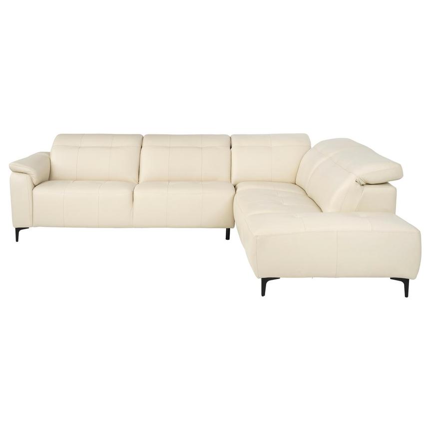 Nice Cream Sectional Sofa  alternate image, 5 of 12 images.