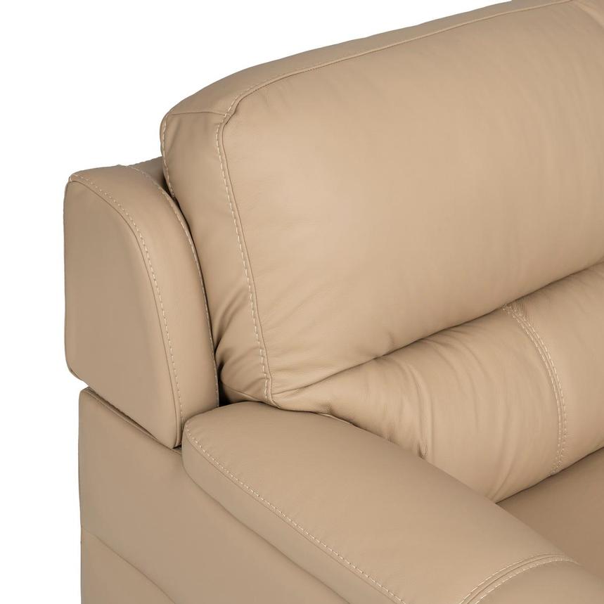Bali Dark Cream Leather Sofa alternate image, 6 of 8 images.