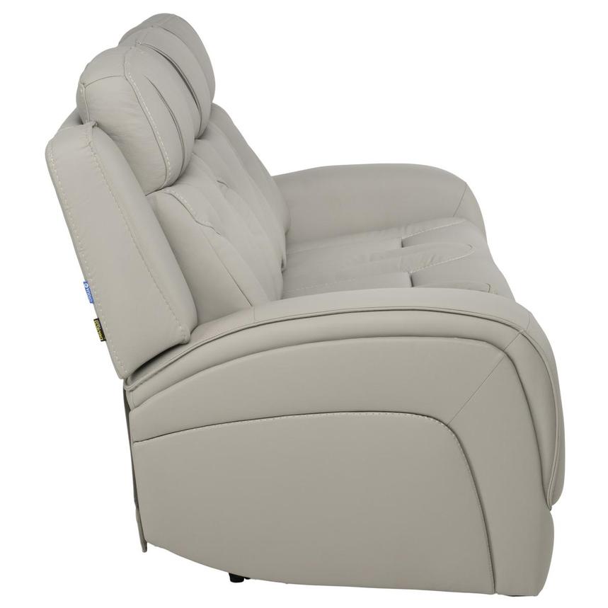 Kylo Light Gray Power Motion Leather Sofa  alternate image, 5 of 12 images.