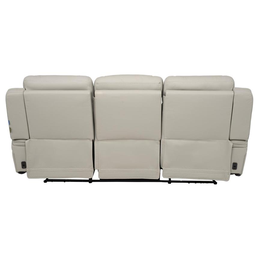 Kylo Light Gray Power Motion Leather Sofa alternate image, 5 of 13 images.