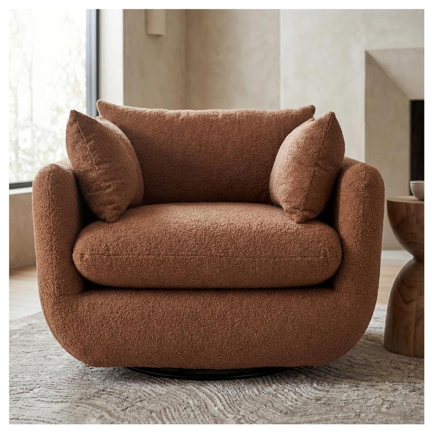 Cormic Swivel Accent Chair  alternate image, 2 of 10 images.