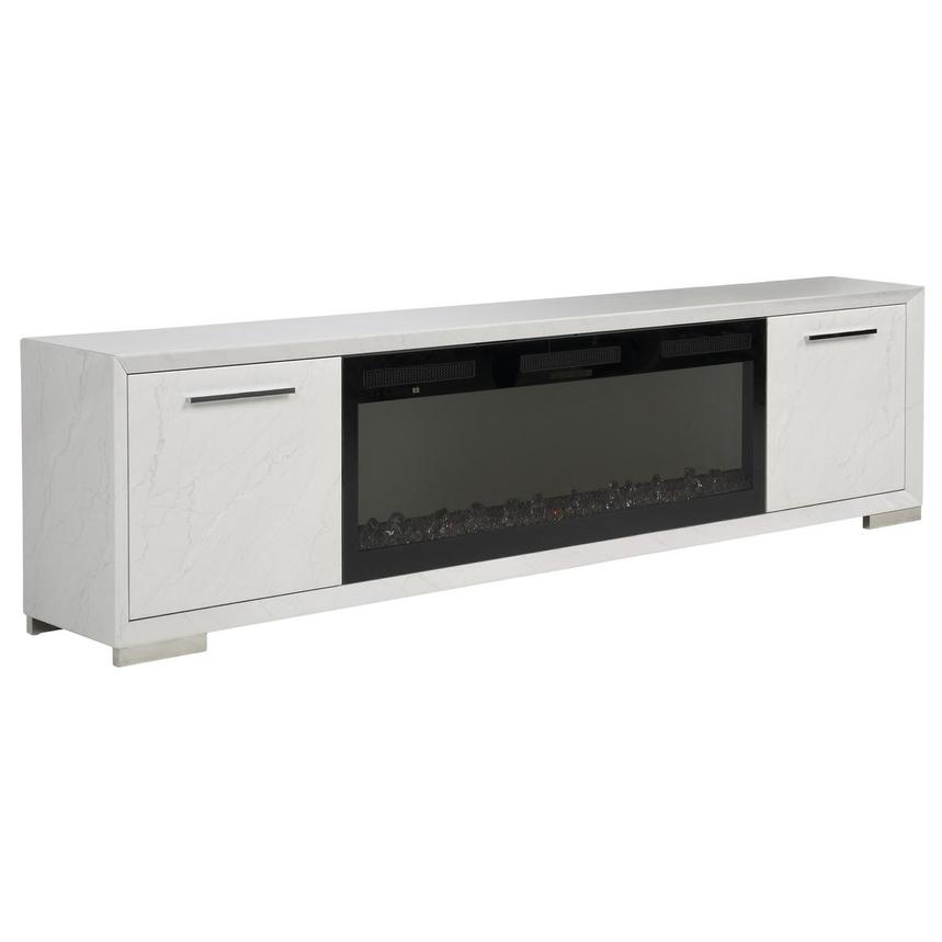 Aria Gray Electric Fireplace w/Remote Control  alternate image, 5 of 10 images.