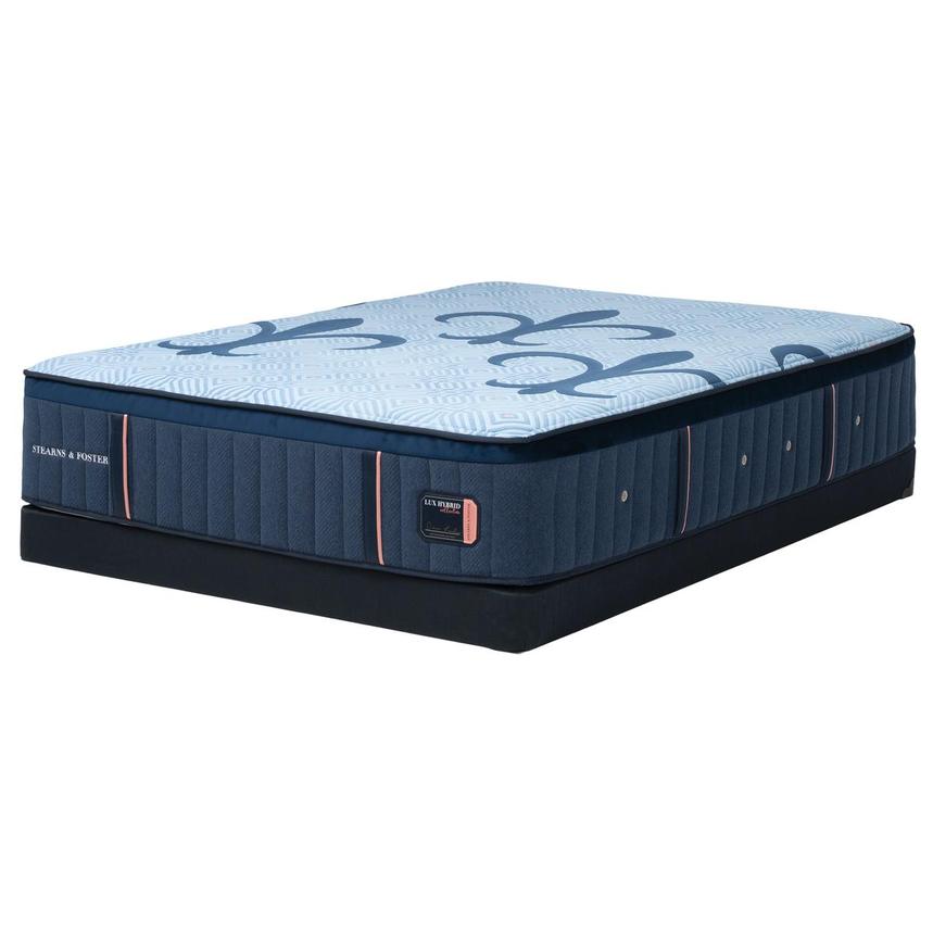 Lux Hybrid Elite Firm King Mattress w/Low Foundation by Stearns & Foster