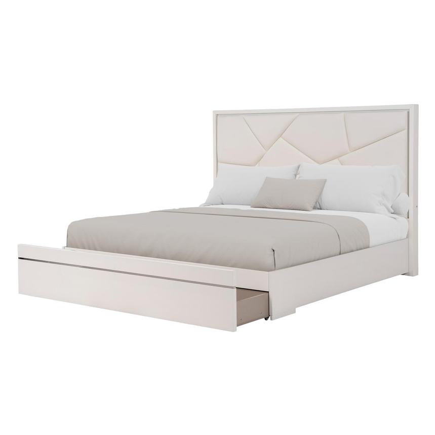 Tessa White Full Storage Bed  alternate image, 2 of 6 images.