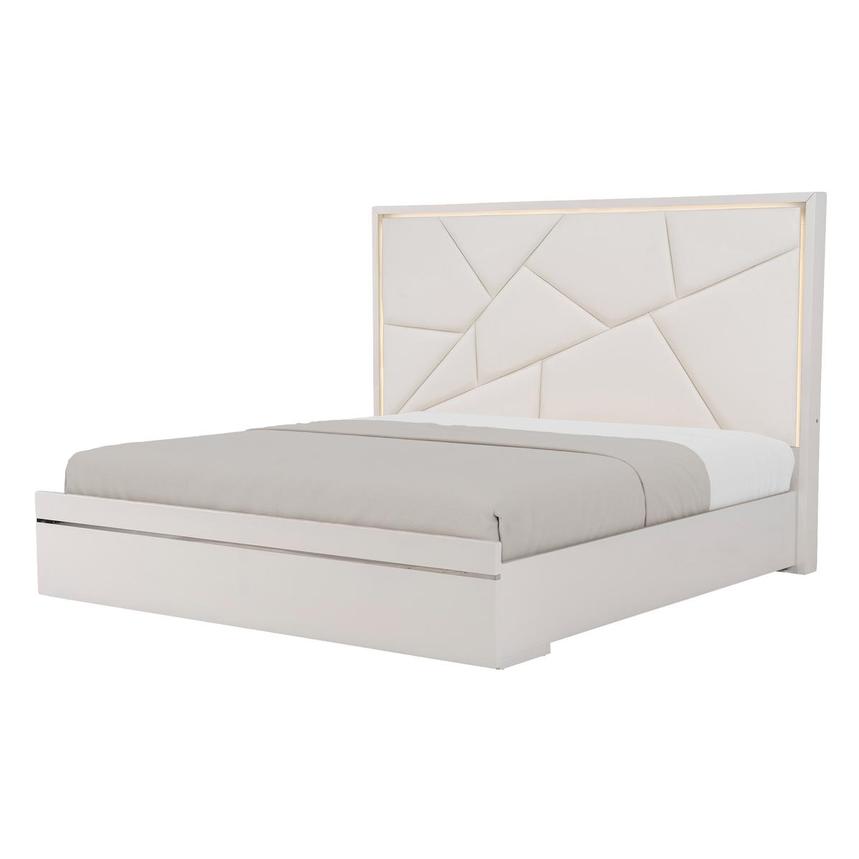 Tessa White Full Storage Bed alternate image, 3 of 6 images.