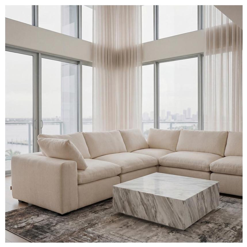 Impression Sectional Sofa with 5PCS/3 Armless Chairs  alternate image, 2 of 10 images.