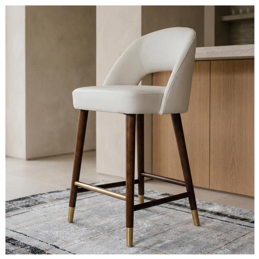 Charming Cream Counter Stool  alternate image, 2 of 10 images.