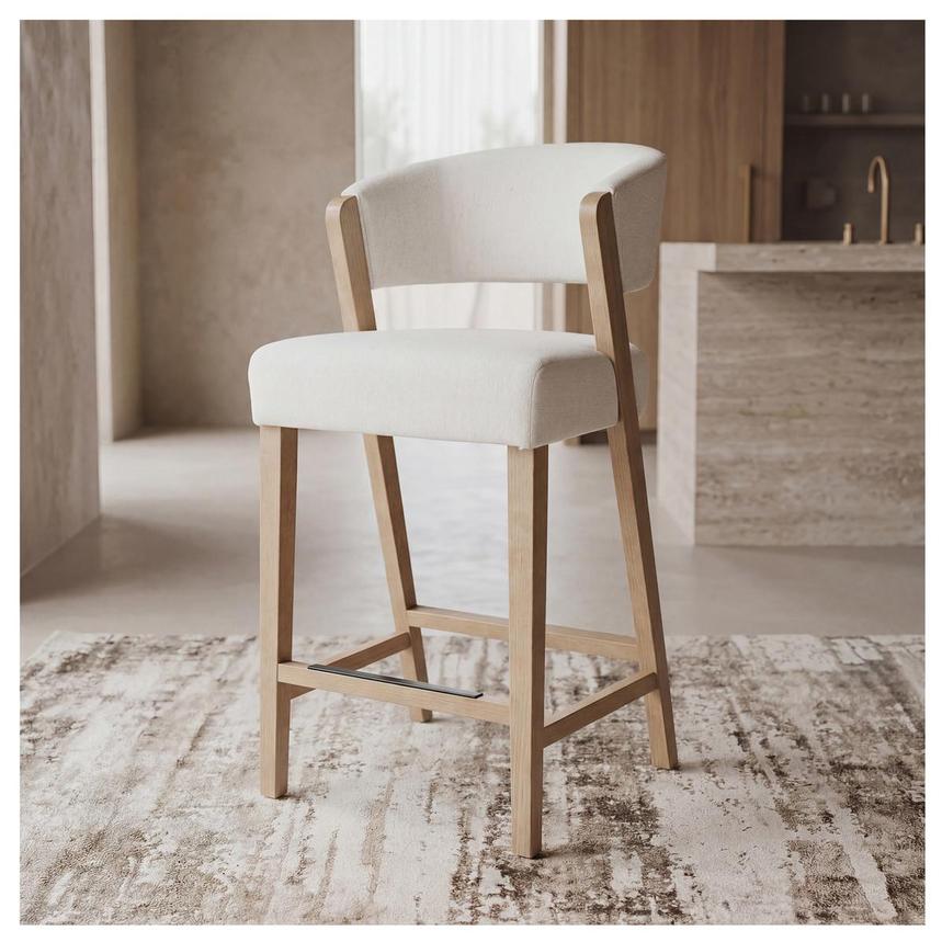 Kayla White Counter Stool  alternate image, 2 of 8 images.