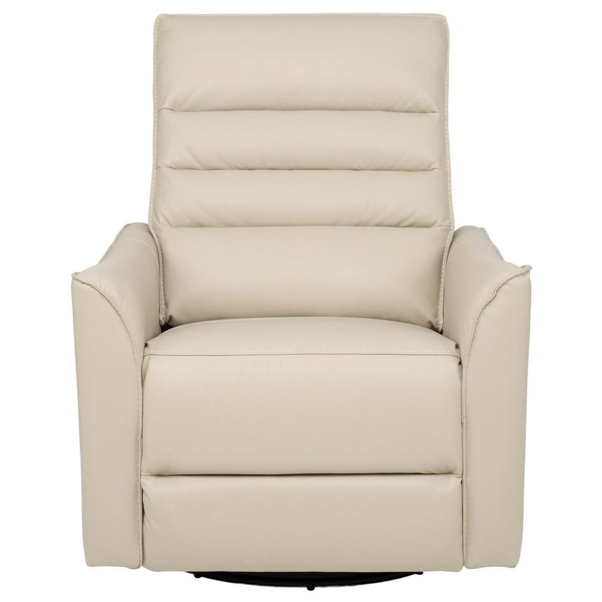 Campbell Cream Swivel Glider Recliner  alternate image, 5 of 13 images.