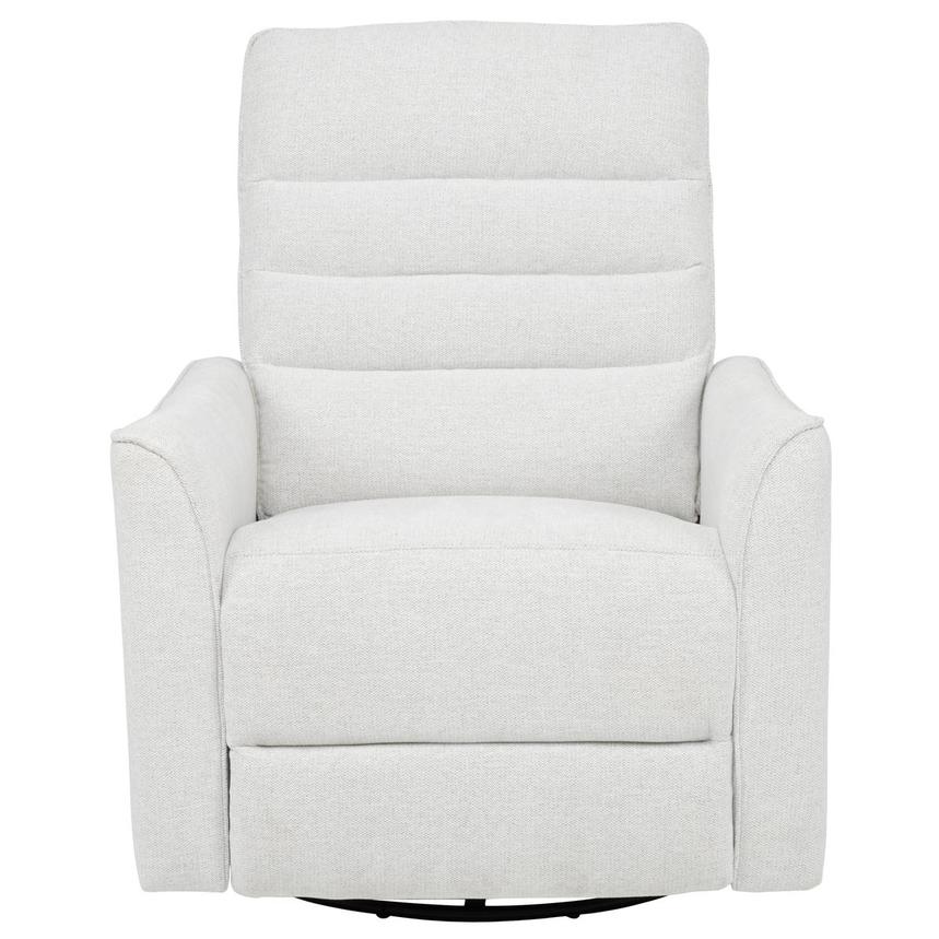 Campbell Light Gray Swivel Glider Recliner  alternate image, 5 of 12 images.