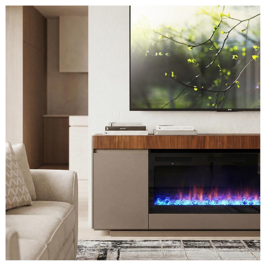 Corso TV Base w/Electric Fireplace  alternate image, 2 of 4 images.
