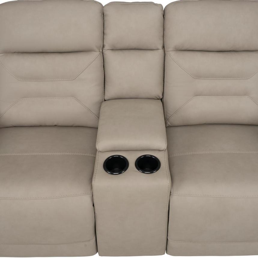 Solstice Home Theater Leather Seating with 5PCS/2PWR  alternate image, 7 of 11 images.