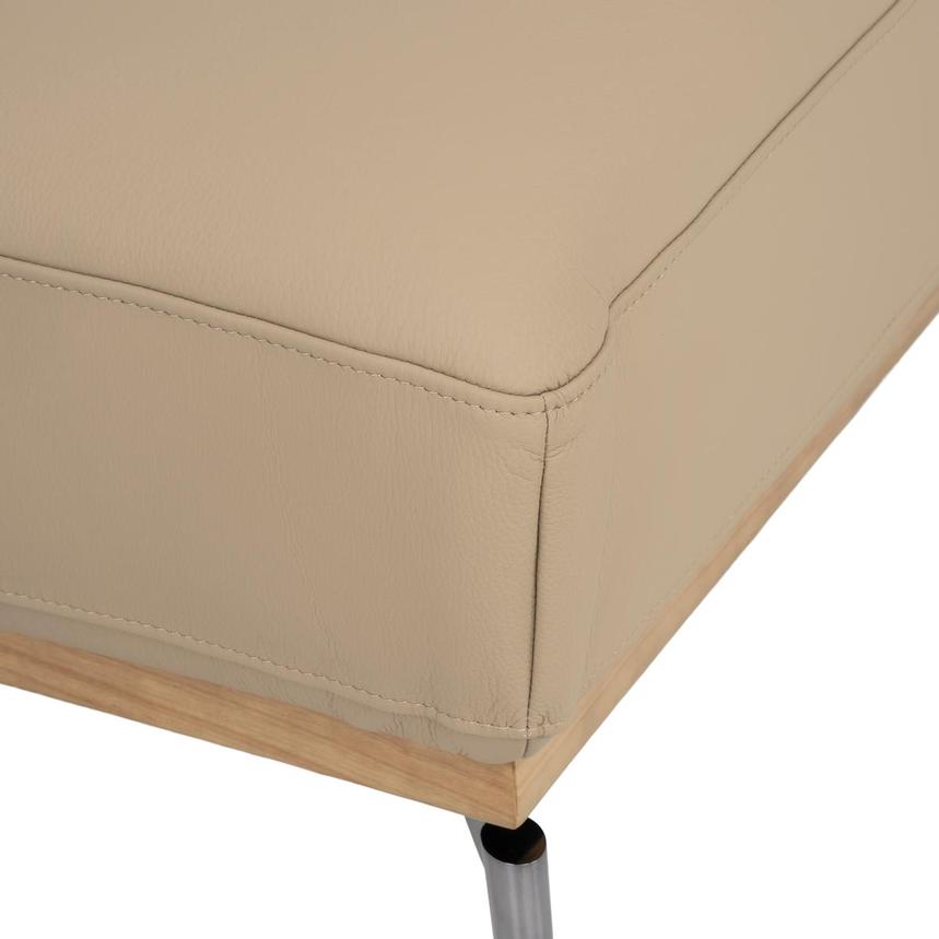 Nate Taupe Leather Corner Sofa w/Right Chaise alternate image, 10 of 12 images.