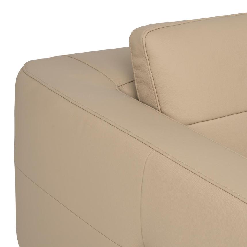 Nate Taupe Leather Corner Sofa w/Right Chaise  alternate image, 7 of 12 images.