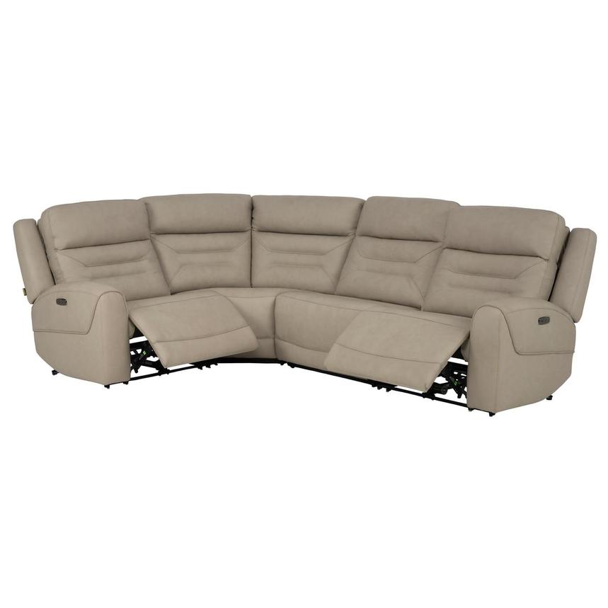 Solstice Leather Power Reclining Sectional with 4PCS/2PWR  alternate image, 2 of 9 images.