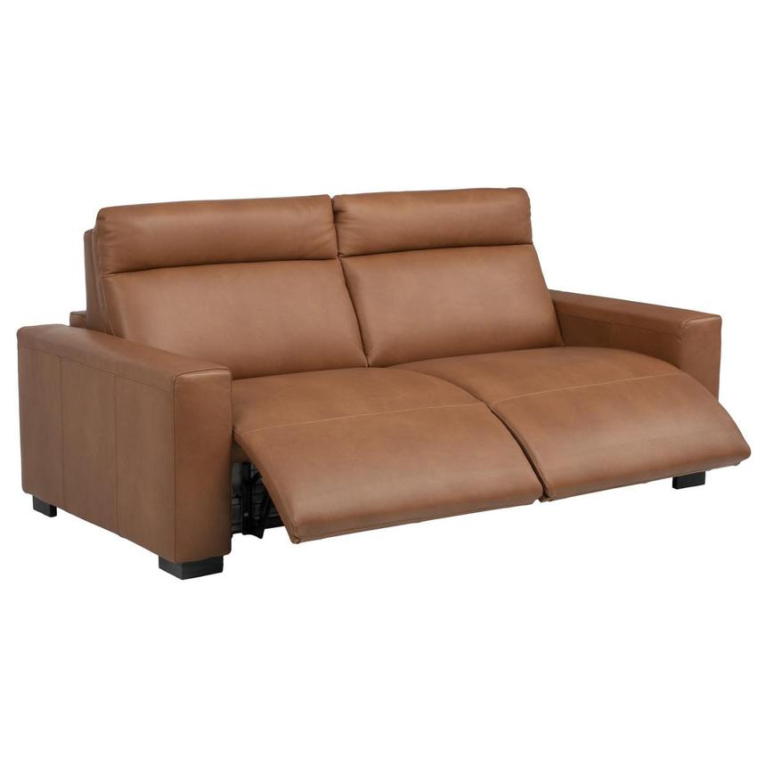 Yale Tan Queen Sleeper Recliner alternate image, 7 of 15 images.