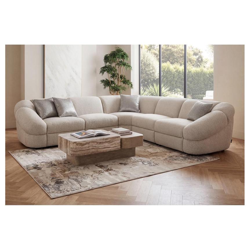 Massimo Power Reclining Sectional with 5PCS/3PWR  alternate image, 2 of 10 images.