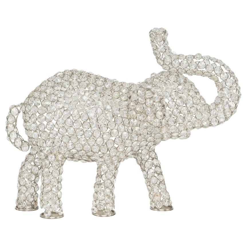 Crystal Elephant Sculpture alternate image, 3 of 7 images.