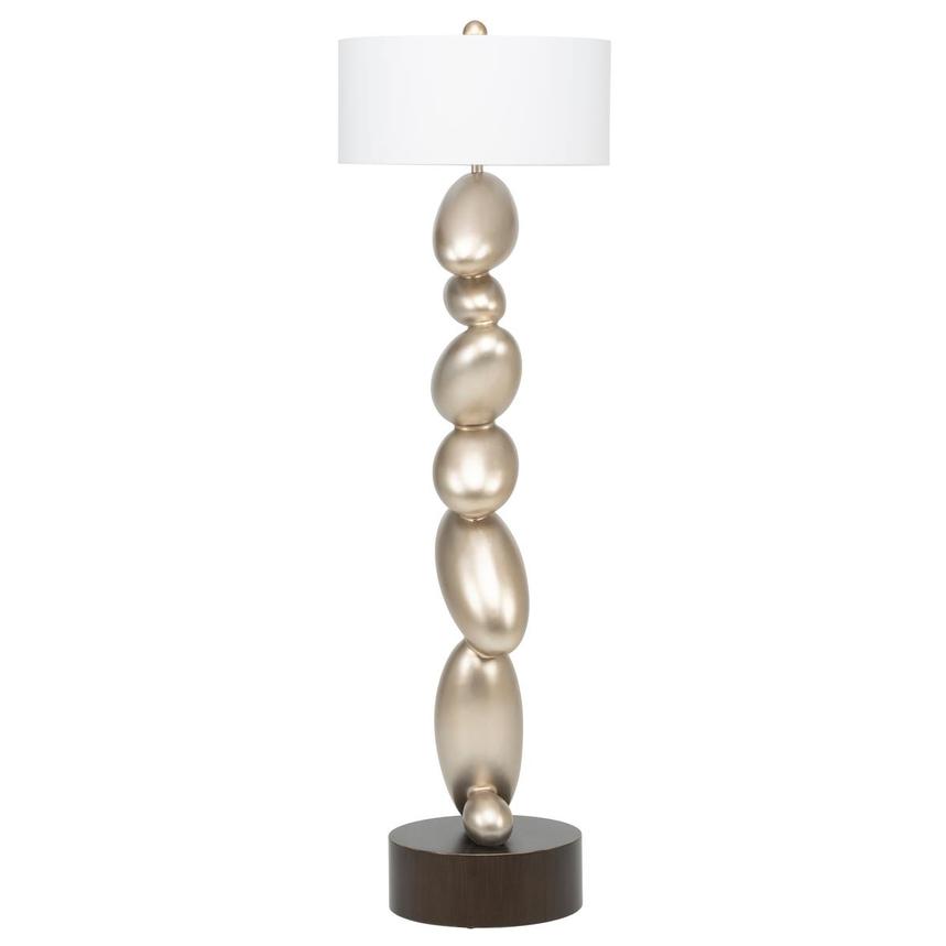 Aura Pebbles Champagne Floor Lamp alternate image, 5 of 10 images.