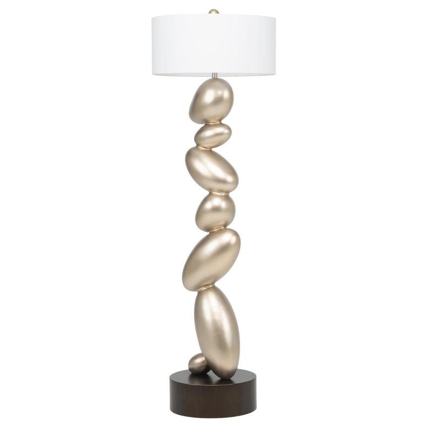 Aura Pebbles Champagne Floor Lamp alternate image, 5 of 9 images.