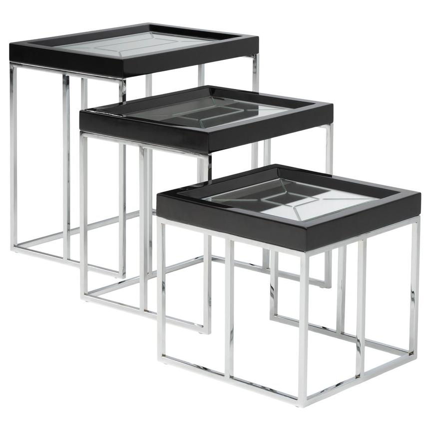 Almond Black Nesting Tables  alternate image, 5 of 14 images.