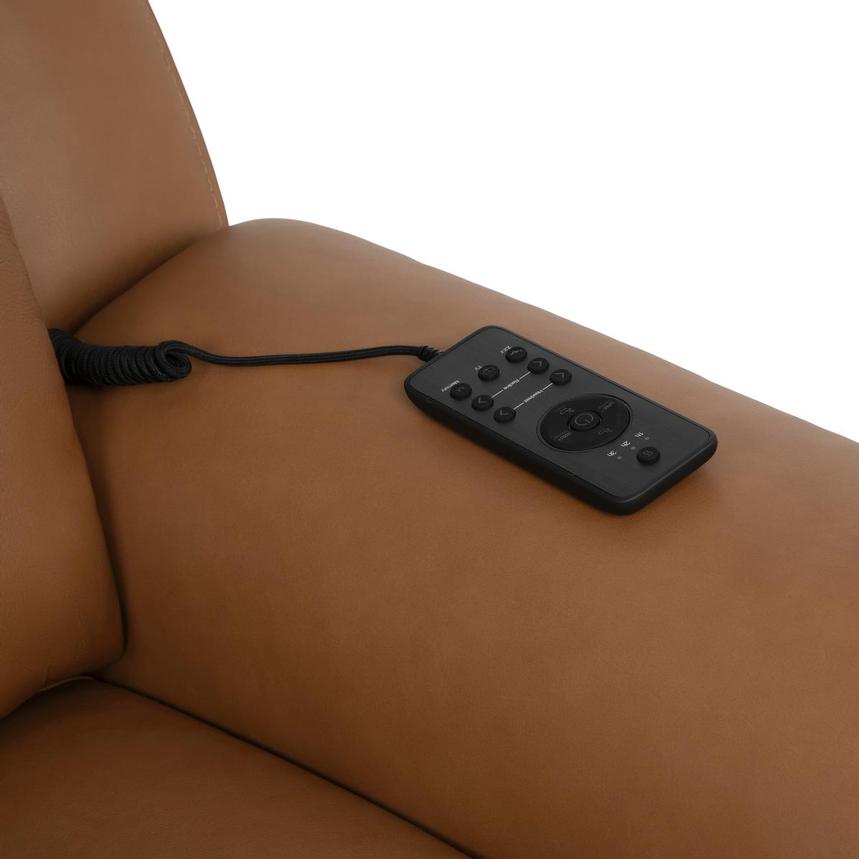 Venus  5PCS/3PWR Home Theater Leather Seating w/Beverage Cooler  alternate image, 18 of 25 images.