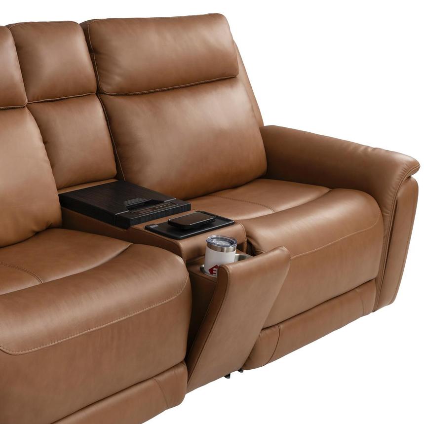 Venus  5PCS/2PWR Home Theater Leather Seating w/Beverage Cooler  alternate image, 8 of 16 images.