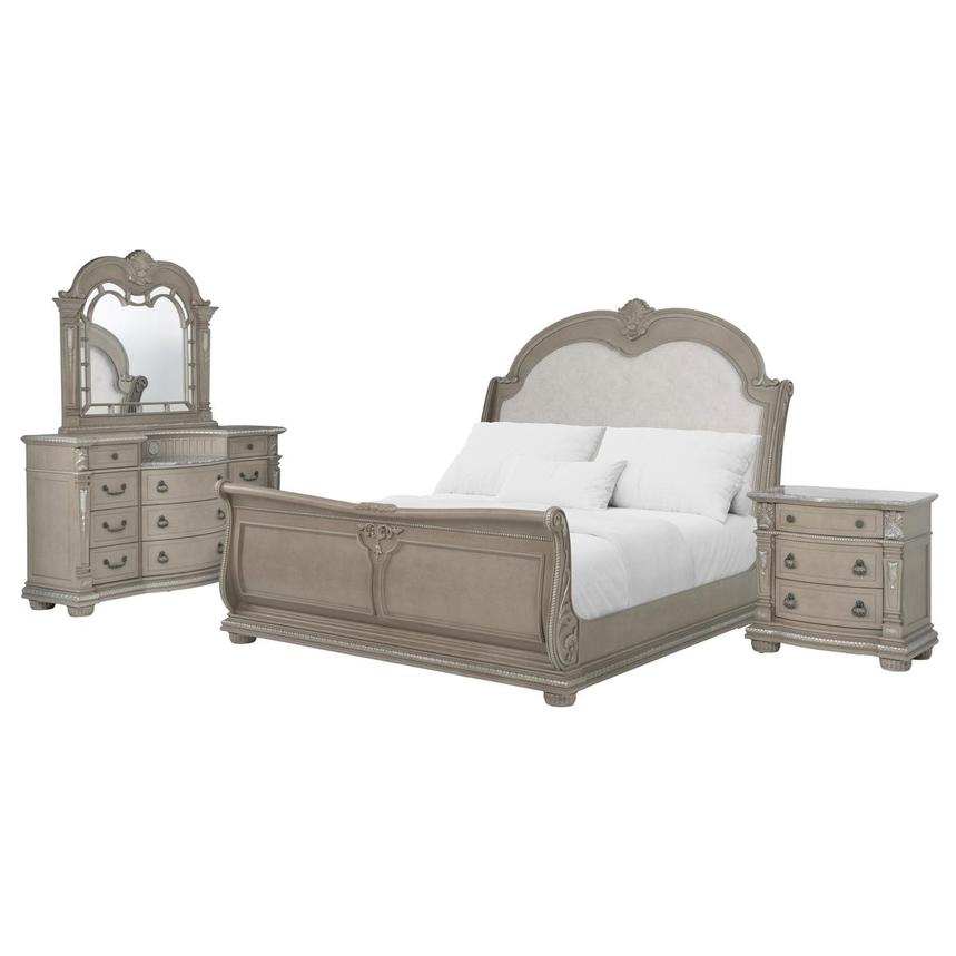 Coventry Gray 4-Piece King Bedroom Set  main image, 1 of 6 images.