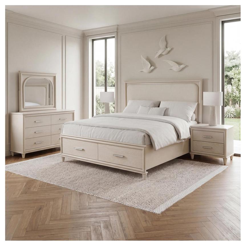 Magnolia King Storage Bed w/Light alternate image, 3 of 12 images.