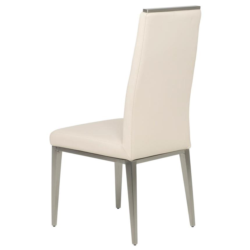 Celeste Cream Leather Side Chair alternate image, 5 of 8 images.