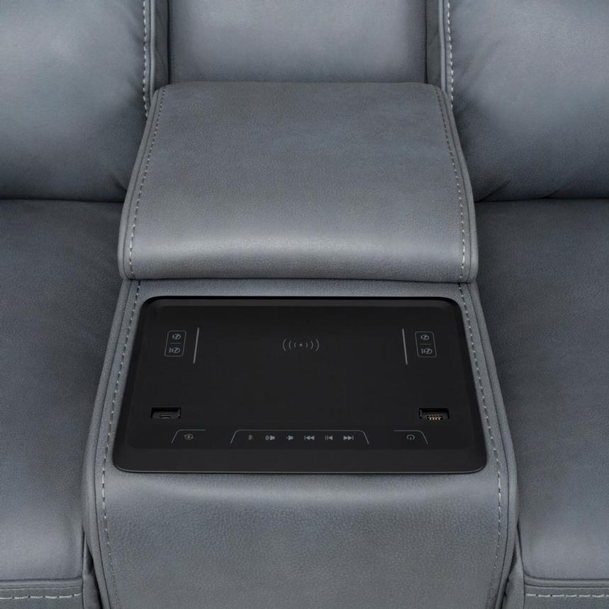 Mave Gray Power Reclining Loveseat alternate image, 8 of 14 images.