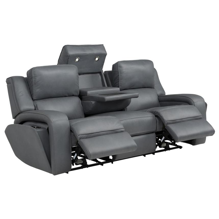 Mave Gray Power Reclining Sofa  alternate image, 5 of 16 images.