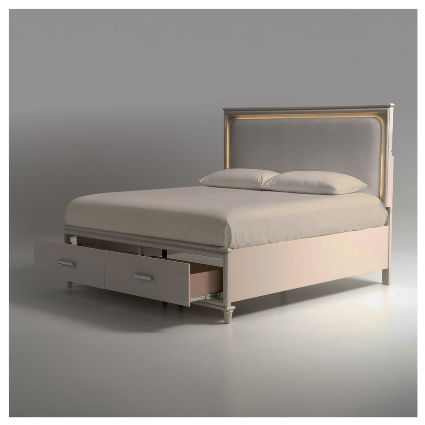 Magnolia 4-Piece King Bedroom Set w/Light alternate image, 3 of 7 images.