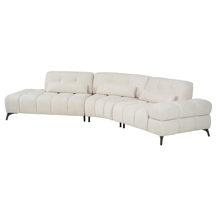 Ritzy Sectional Sofa w/Manual Seat Depth Adjustment alternate image, 3 of 11 images.